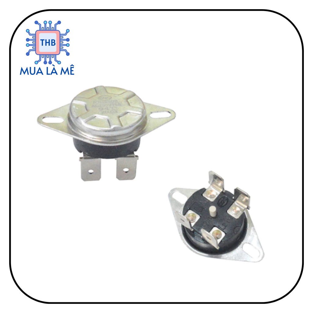 Rơ le nhiệt KSD302 93 độ rơ le nhiệt bình nóng lạnh 93 độ.
