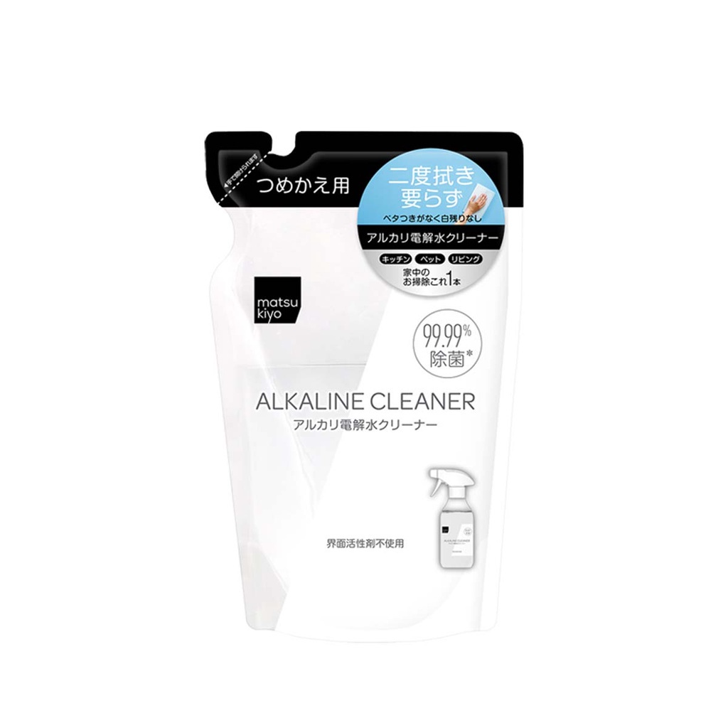 Dung dịch lau chùi bằng kiềm điện phân matsukiyo - Chai 300ml/ Túi 250ml