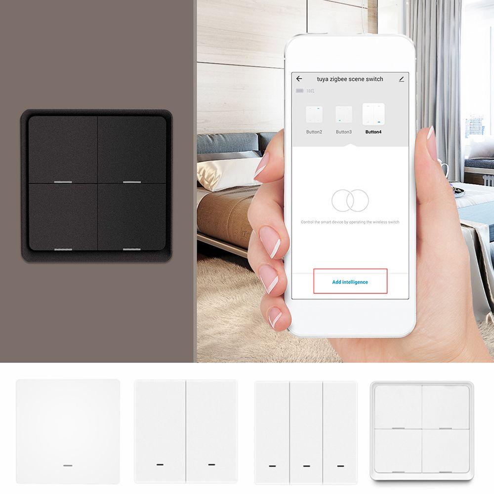 Suyo ZigBee Nút Công Tắc Cơ Tự Động Thông Minh Sử Dụng Pin