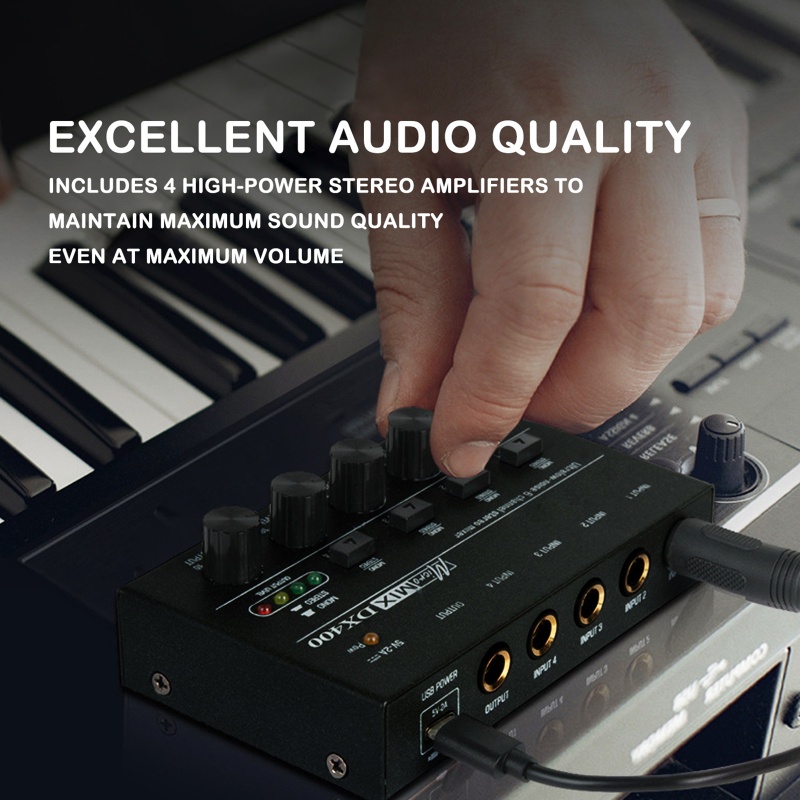 Bộ Khuếch Đại Âm Thanh WU 4 Kênh Cho Bàn Phím