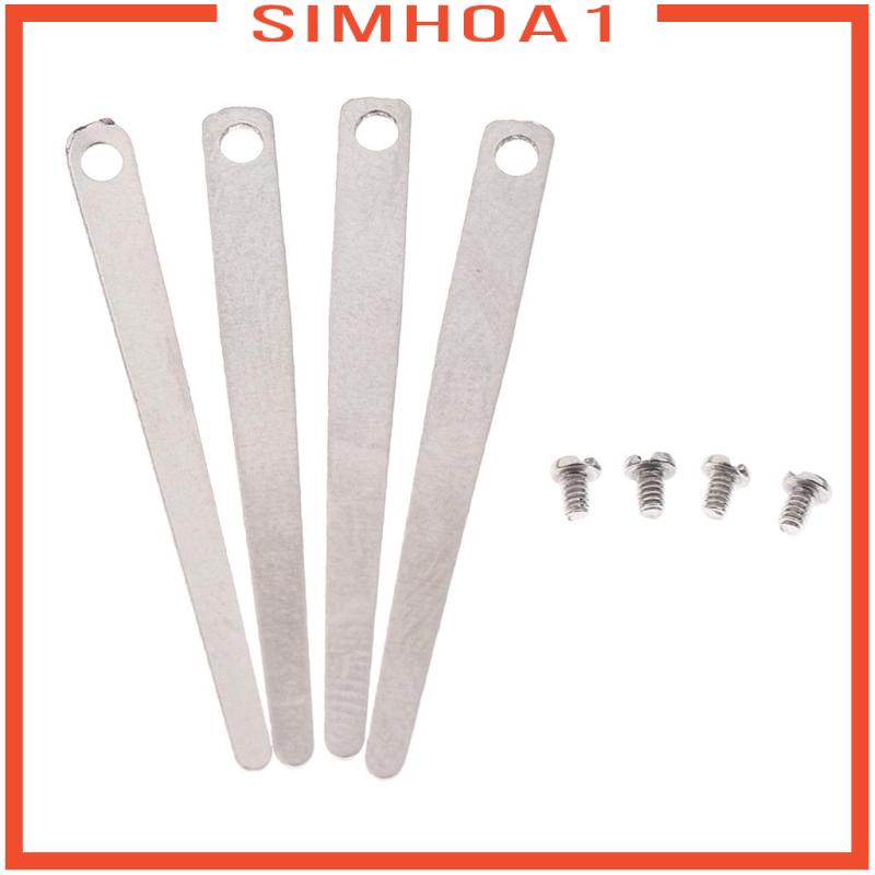Set 4 Lò Xo Dày 1.0mm Kèm Ốc Vít Chuyên Dụng Cho Kèn Saxophone