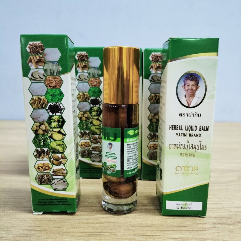 Dầu Lăn Thảo Dược Thái Lan OTOP 8ml