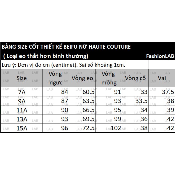 Cốt thiết kế nữ bán thân Haute couture - Ma nơ canh/ dressform Beifu #0102