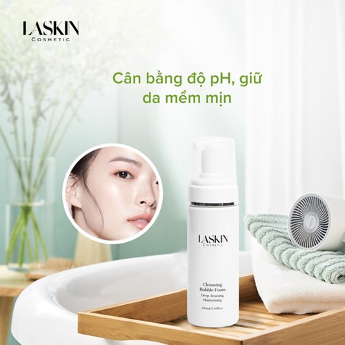 Sữa Rửa Mặt Hàn Quốc Cleansing Bubble Foam Laskin 150ml