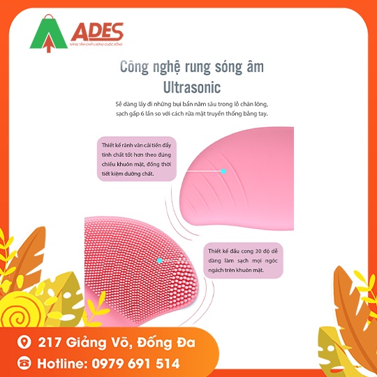 Máy Rửa Mặt Thông Minh 3 in 1 AZELIO FB60 - Bảo hành Chính Hãng