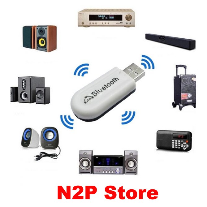 USB Bluetooth kết nối loa âm thanh HJX - 001 (chuyển những loa, amply không có bluetooth thành có bluetooth)