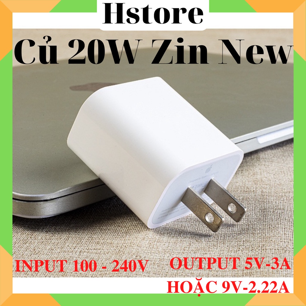 Củ sạc nhanh iphone 20W - Sử dụng cho IPhone đời cao