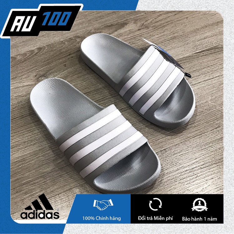 Dép Nam Quai Ngang Adidas Đúc Nguyên Khối Chống Nước, Chống Trơn Trượt Chuẩn Xịn Full Box