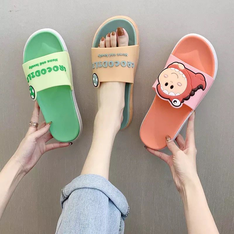 Dép cá sấu nữ dép trong nhà Giày gia đình nữ Giày phòng nam Phụ nữ trong nhà