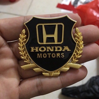 Logo dán mặt nạ Honda dạng nhôm