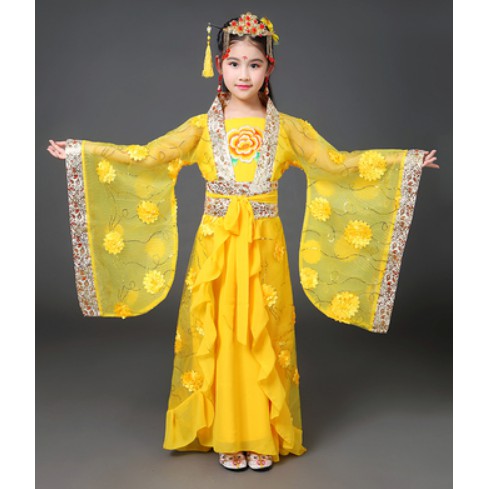Bộ cổ trang cho bé gái xinh xắn nè, hàng có sẵn