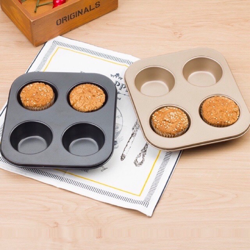 Khuôn cupcake 4 ô