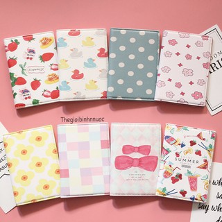Vỏ đựng hộ chiếu passport cover hoa lá v15