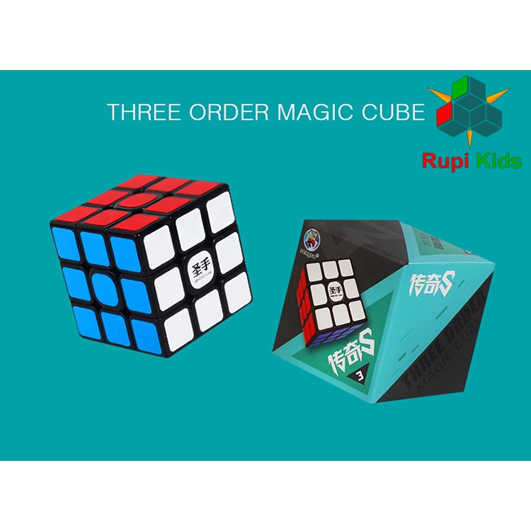 Rubik ❤️3x3❤️ viền đen - Sengso S Sticker