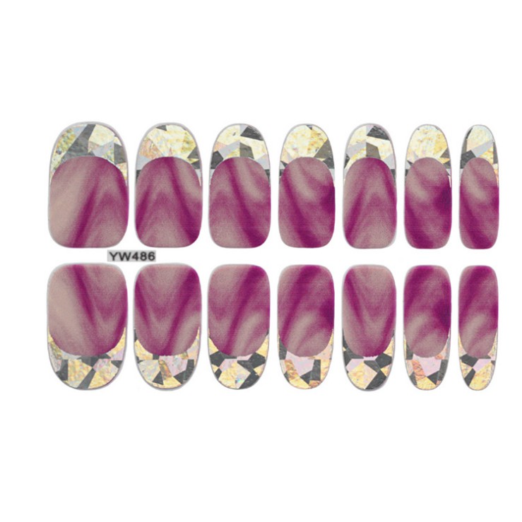 Nail sticker dán móng tay 3D chống nước thời trang chất lượng cao (52)