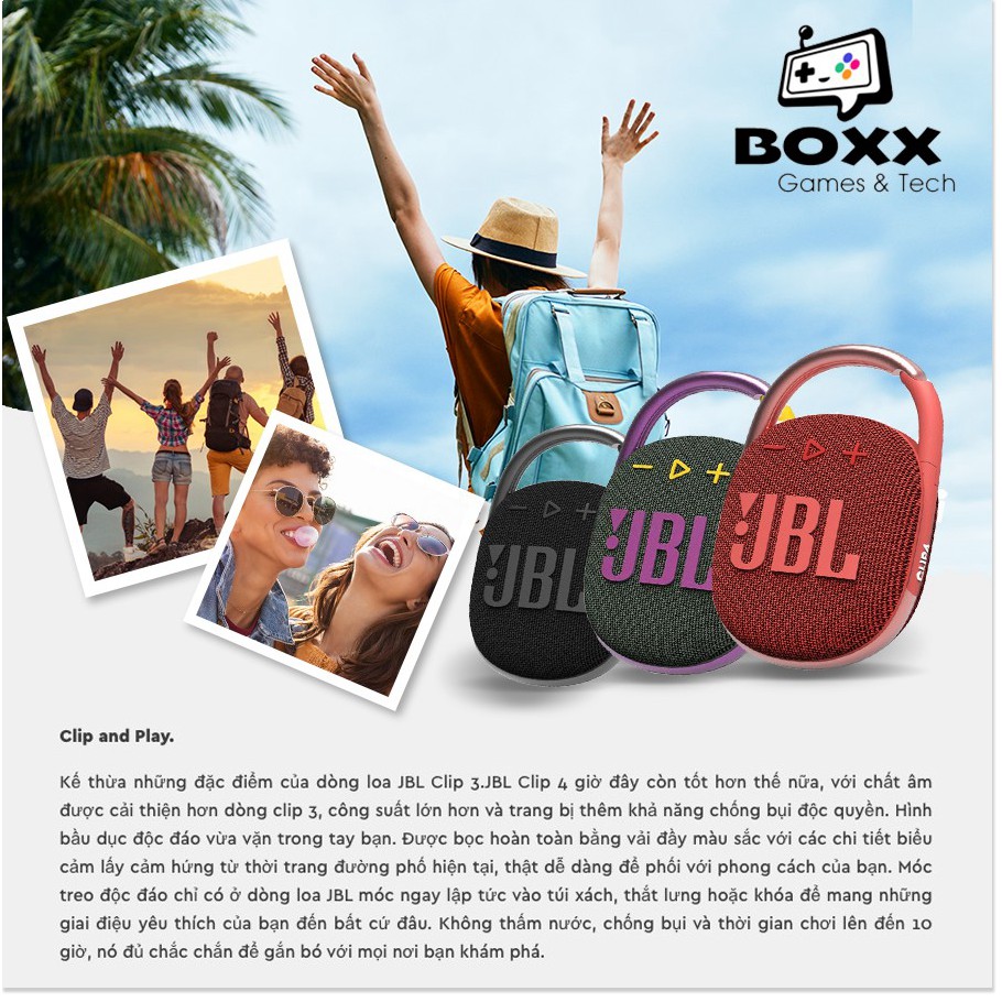Loa Bluetooth JBL Clip 4
