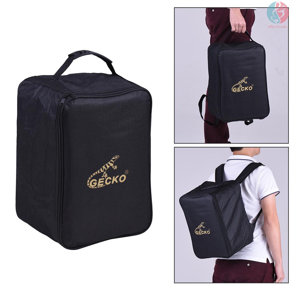 Túi đựng bảo vệ trống Cajon GECKO M03 bằng vải 600D với đệm cotton 5MM với dây đeo và quai xách tiện dụng