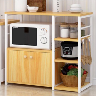 Kệ để lò vi sóng nhiều ngăn khung sắt sơn tĩnh điện - Kệ bàn nhà bếp đa năng , tiện dụng - Lắp ráp dễ Tê Decor Official