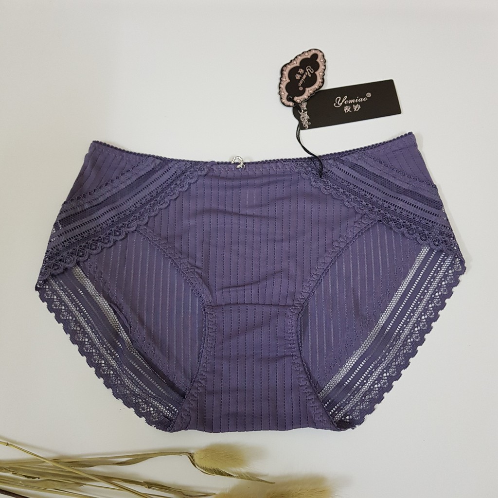 QUẦN LÓT NỮ THUN LẠNH PHỐI REN CAO CẤP