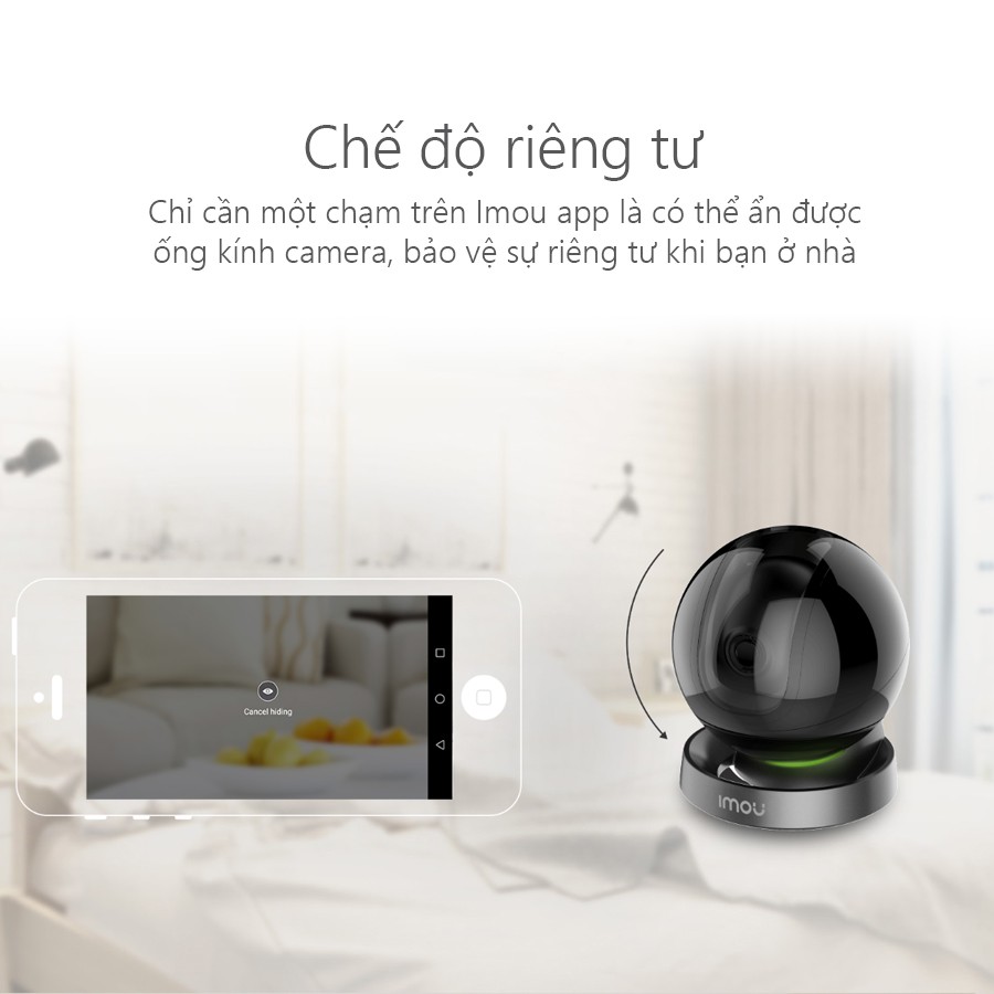 Camera ip wifi Imou xoay 360 độ Dahua IPC-A26HP, full HD, cảnh báo chuyển động, Đàm thoại 2 chiều , bảo hành chính hãng