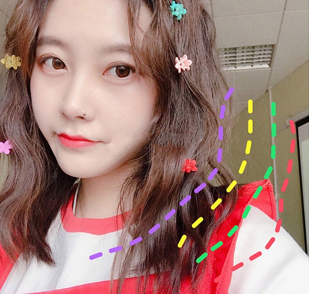 Set 20 Kẹp Tóc Hình Bông Hoa Xinh Xắn Cho Nữ