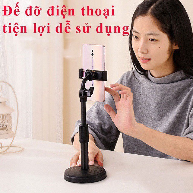 [Hàng Loại 1] Giá Đỡ Điện Thoại livestream xem video Ổn Định Xoay 360 Độ dùng để Quay Phim Ghi Hình Đa Dụng