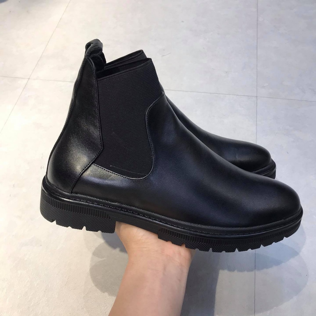 giày boot nam chelsea boots da nguyên tấm cao cấp | BigBuy360 - bigbuy360.vn