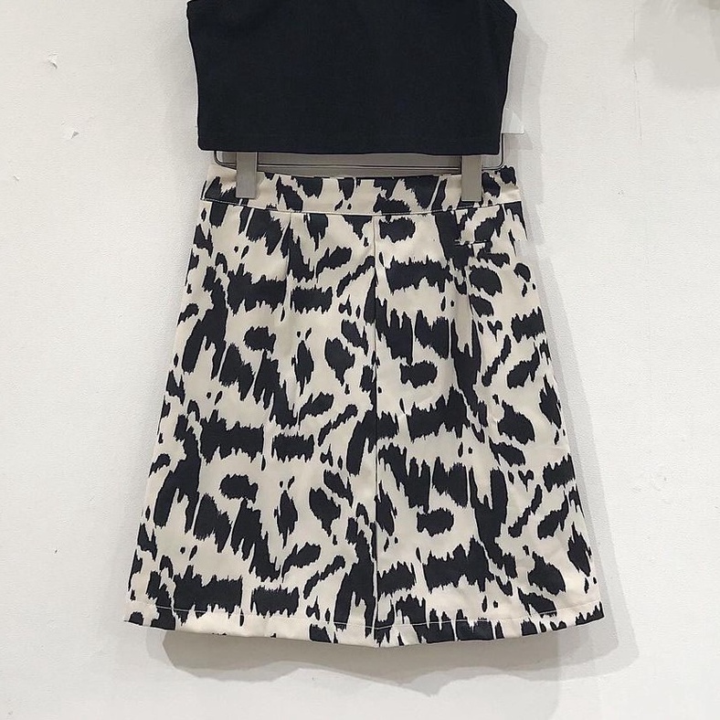 Chân Váy Chữ A YINI Họa Tiết Dễ Thương JEM CLOSET Chất Kaki Dù Phong Cách Teen 3310