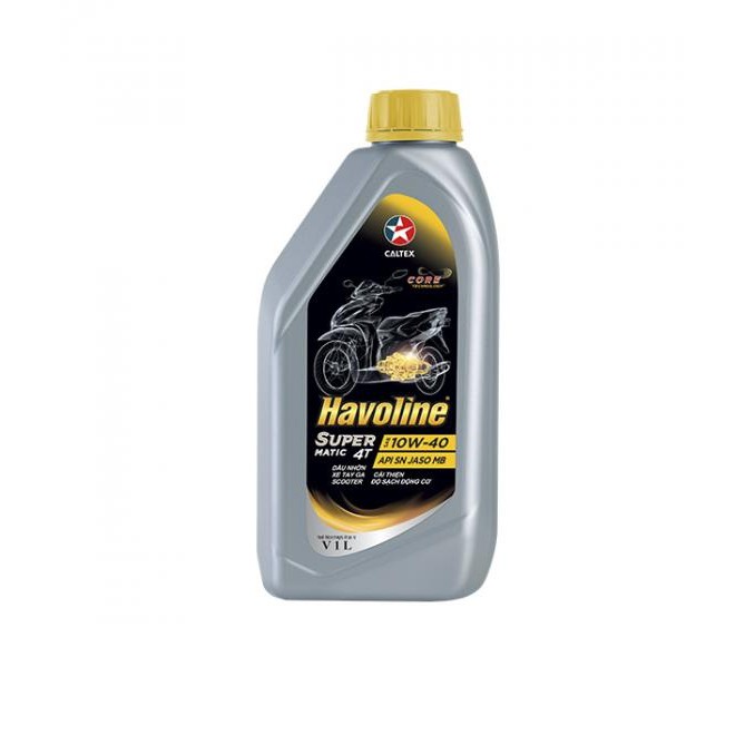 Caltex Havoline Super Matic 10W40 0.8L / 1L (nắp vàng)