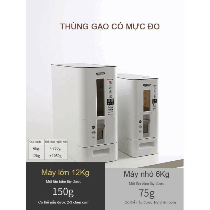 Thùng gạo thông minh NHẬT BẢN loại 12kg