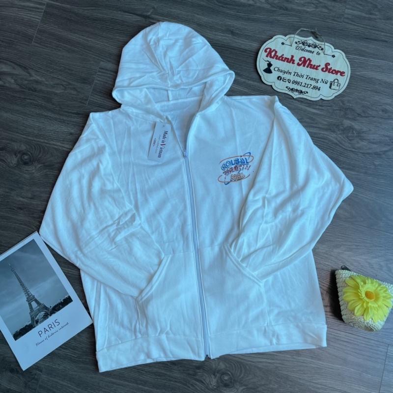 Áo Khoác Nỉ Ngoại Global- Áo Hoodie Kéo Khóa Dáng Rộng Unisex | BigBuy360 - bigbuy360.vn