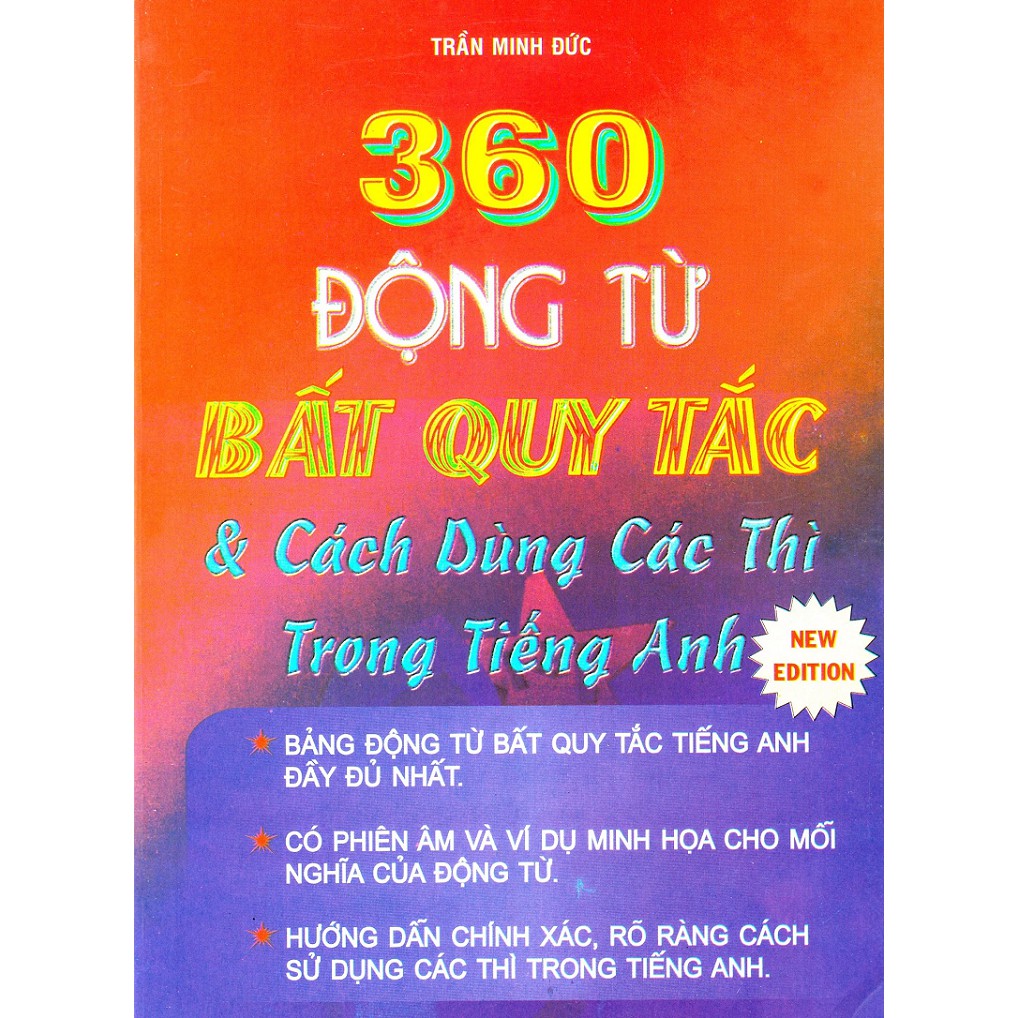 Sách - 360 động từ bất quy tắc và cách dùng các thì trong tiếng anh (Bìa mềm)