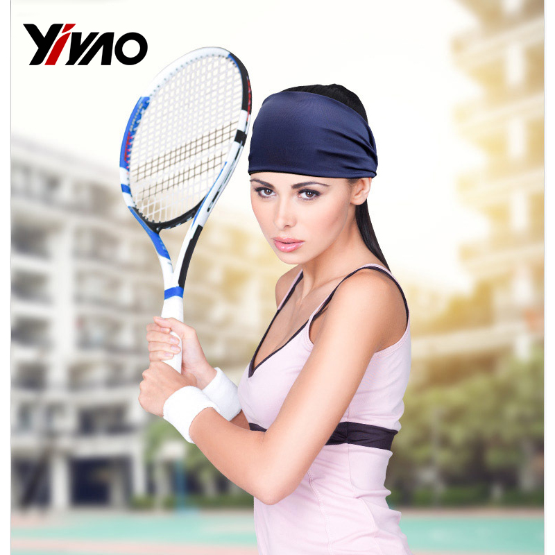 YIYAO Sports Stretch Headband Women & Man, Phù hợp nhất cho cầu lông, Chạy, Yoga, Bóng đá, Quần vợt Tất cả các môn thể thao