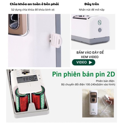 Máy Phun Nước Hoa Tự Động-Máy Xịt Thơm Phòng Cao Cấp