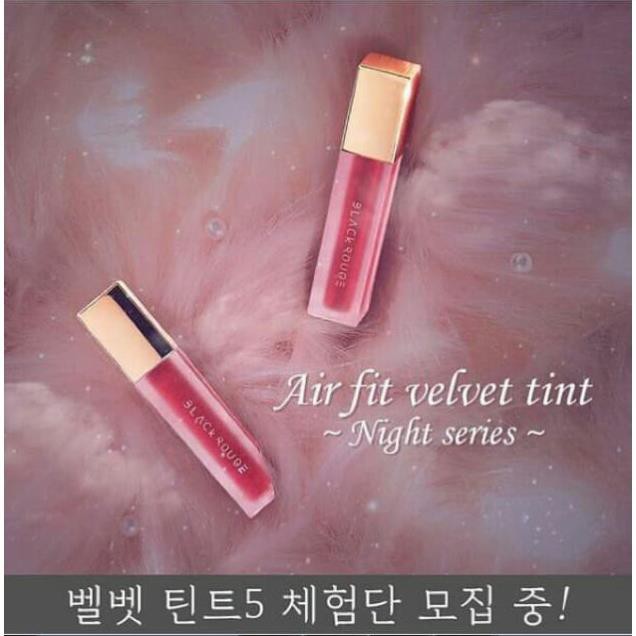 [ Chính hãng] Son Kem Lì Black Rouge Air Fit Velvet Tint Ver 5 Night Series Màu 23,24,25,26,27  freeship