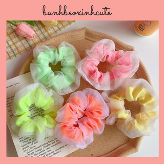 Scrunchies vải voan 2 lớp cực xinh hottrend