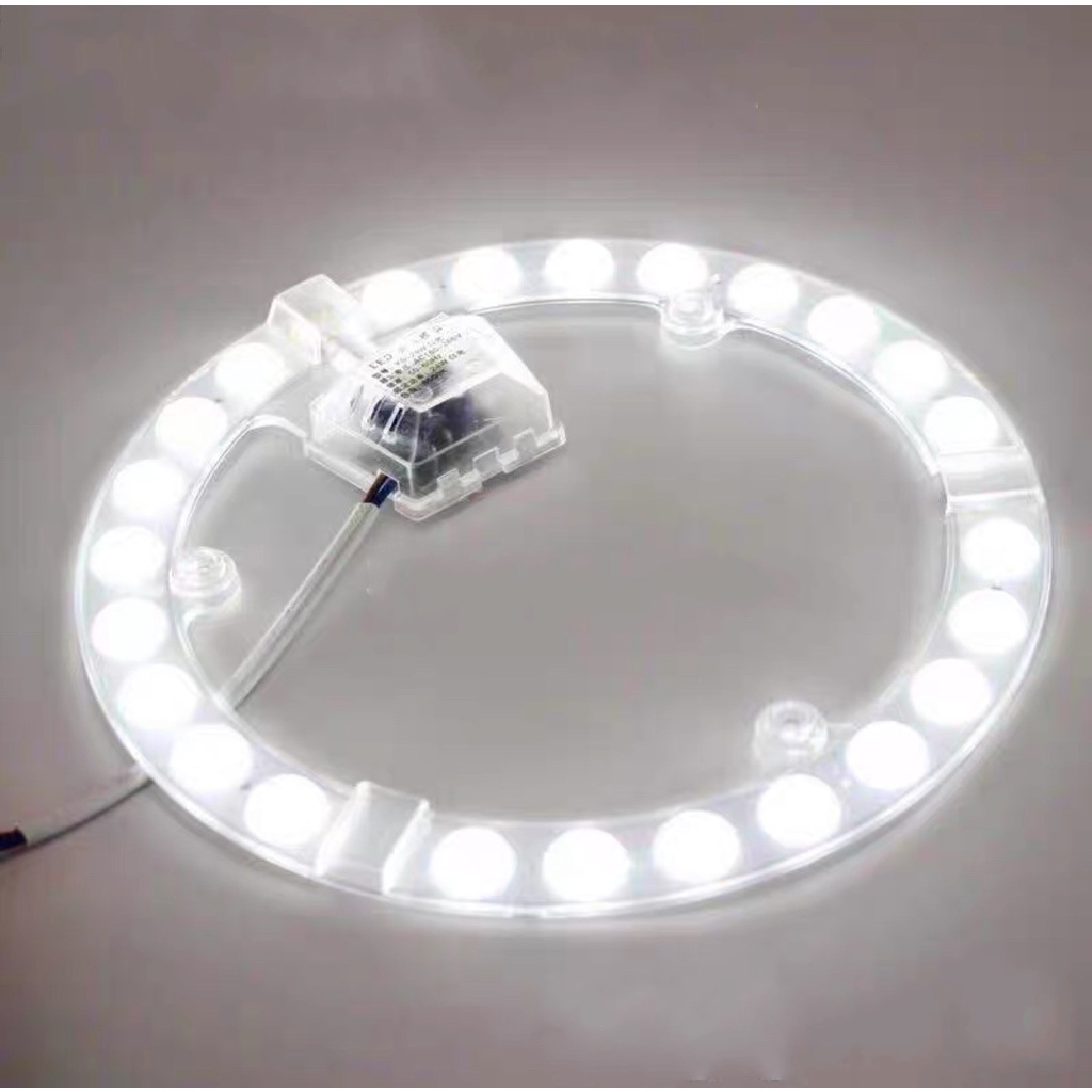 Mô Đun Đèn LED Hình Tròn 12/18/24/36 LED 220V Gắn Trần Nhà Phòng Khách Phòng Ngủ