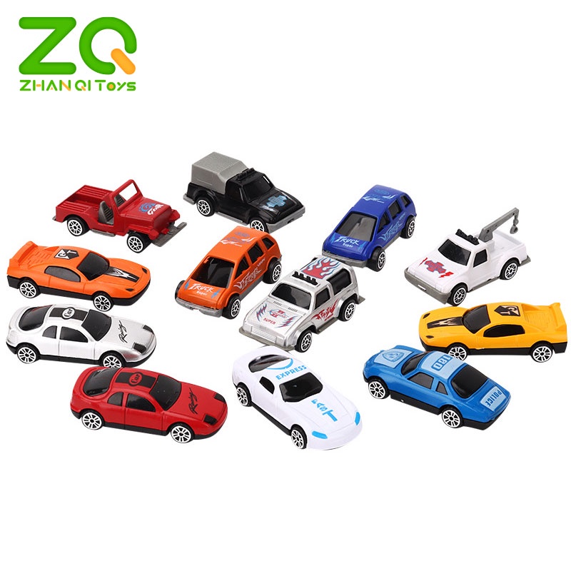 ZHAN QI TOYS 1 Đồ chơi mô hình xe hơi làm từ nhựa tỉ lệ 1:64 dành cho bé