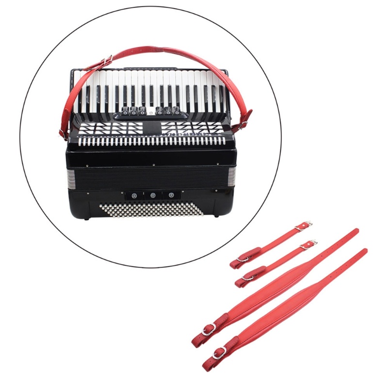 Dây Đeo Vai Accordion Bằng Da PU Mềm Chống Mòn Điều Chỉnh Được Tiêu Chuẩn
