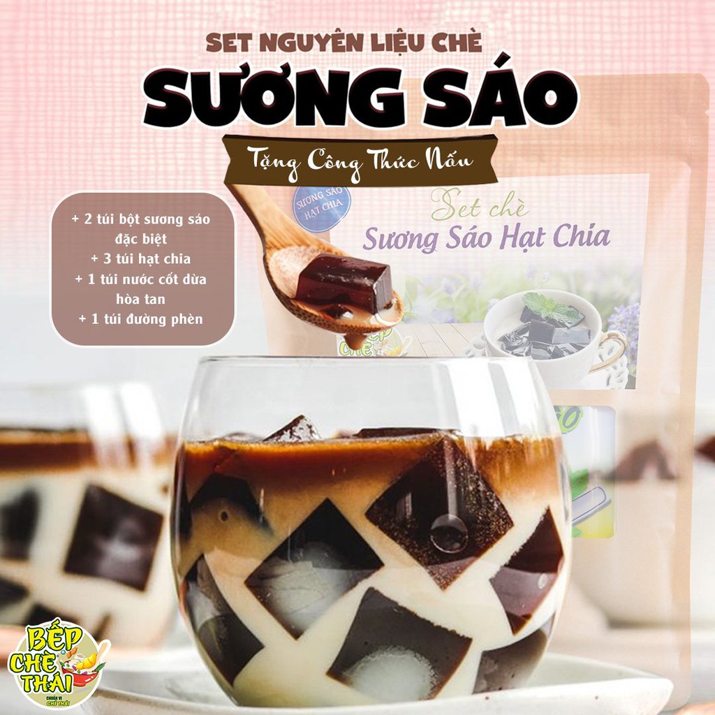 SET SƯƠNG SÁO HẠT CHIA NẤU 25 - 30 CHÉN - BẾP CHÈ THÁI