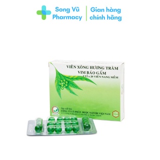 Viên xông hương tràm - Vim báo gấm xông hơi, giải cảm (Hộp 40 viên)