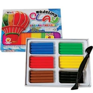 Hộp đất sét nặn clay 6 màu