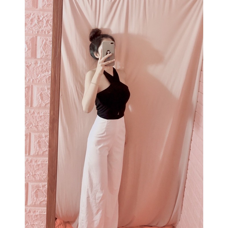 Jum chéo cổ hở lưng sang chảnh