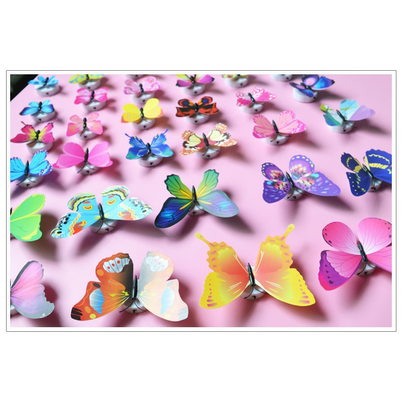 Combo 15 Đèn LED hình con bướm xinh xắn