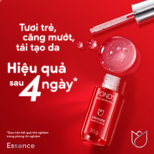 Dưỡng chất ngăn ngừa lão hóa chuyên sâu Pond's Age Miracle Youth Essence 30g