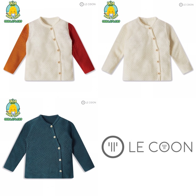 ÁO KHOÁC LEN VẠT CHÉO LECOON