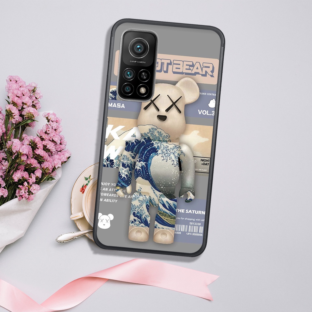 [HOT]ỐP  XIAOMI REMDI 10 - REDMI NOTE 10 4G - REDMI NTOE 10 5G , In Hình Gấu Robot họa tiết L-V màu sắc cực đẹp.