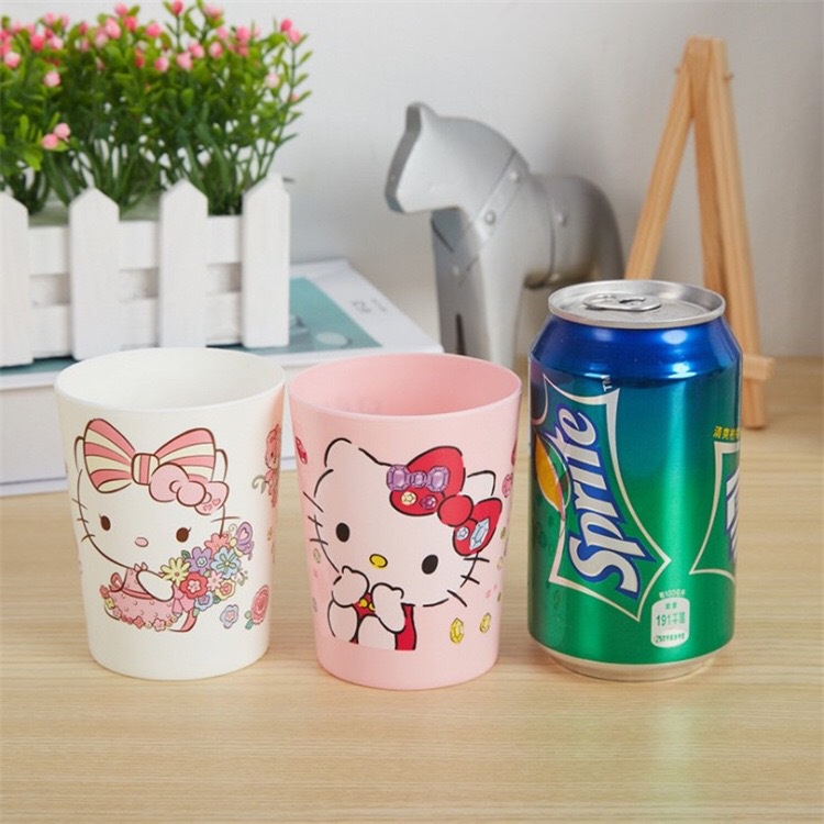 Cốc XIAODUOJIAJU bằng nhựa đựng bàn chải đánh răng 260ml hình mèo đáng yêu