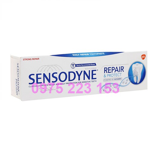 Kem đánh răng Sensodyne Daily Repair Protect Phục hồi răng nhạy cảm 100gr