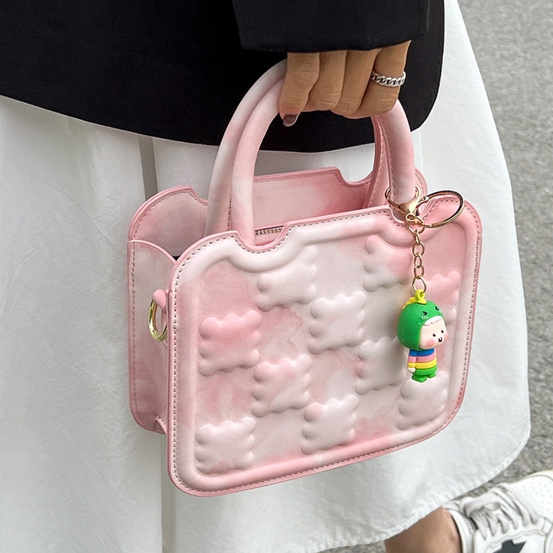 Túi Xách Dáng Vuông Màu gradient Dễ Phối Đồ Thời Trang Cho Nữ